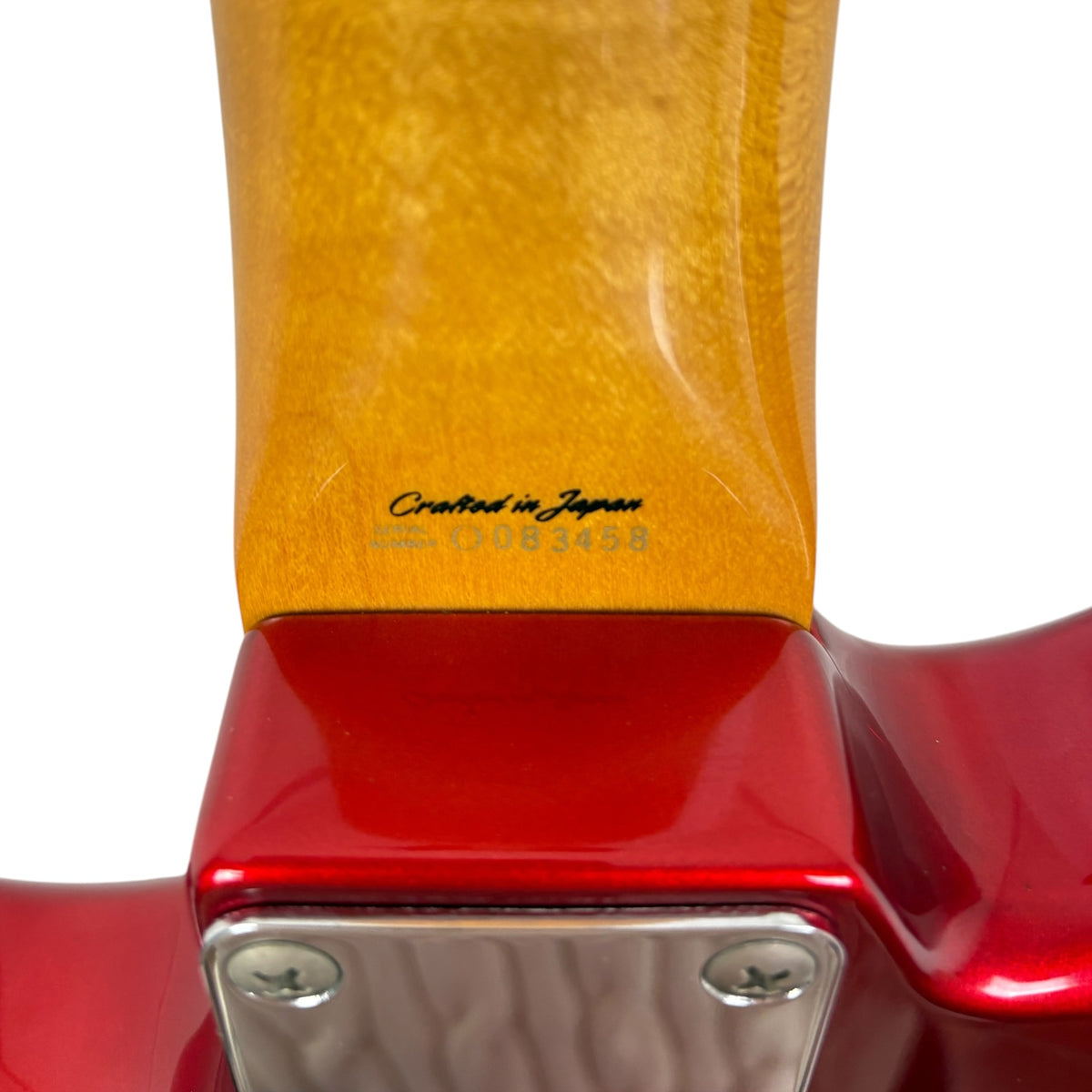 Fender Japan 66 Reissue Jaguar 1997-2000 - Rojo manzana acaramelada