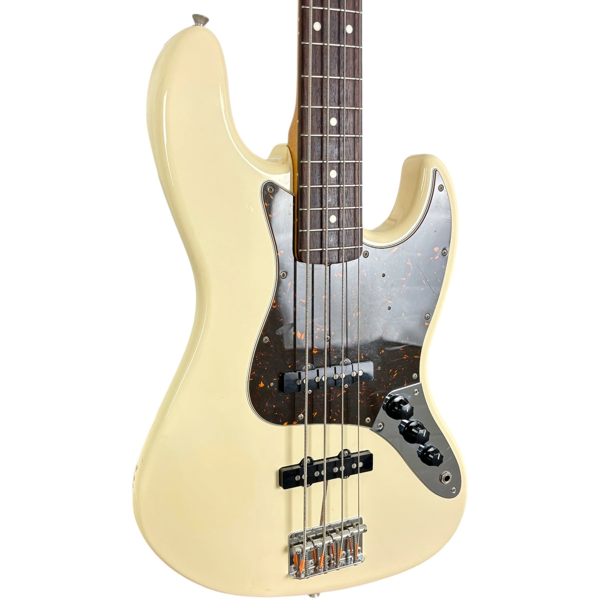 Fender Japan 62 Reissue Jazz Bass 1995–1995 – vintage bílá