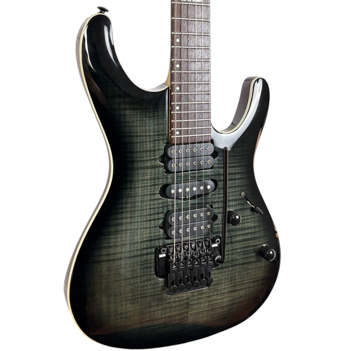 Ibanez Kiko Loureiro Premium KIKO10BP 2017 - transparentní šedý burst