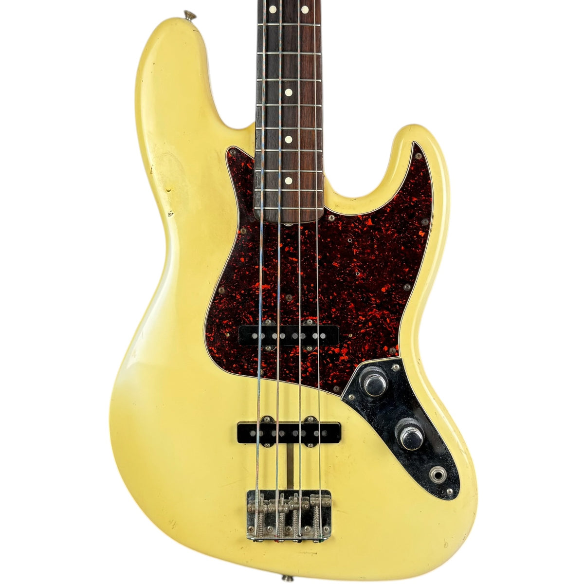 Fender American Vintage Jazz Bass 1998 - vintage bílá