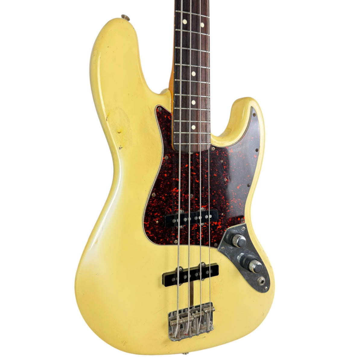 Fender American Vintage Jazz Bass 1998 - vintage bílá