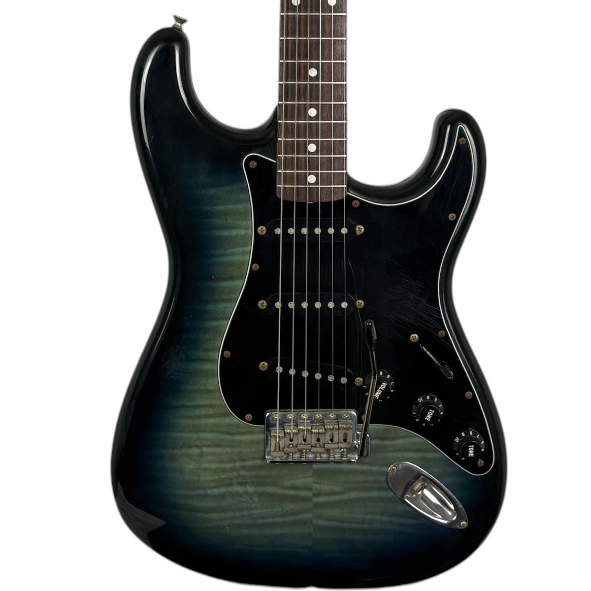 Squier by Fender Japan SST-R Stratocaster 1999-2002 - Transparent blå burst