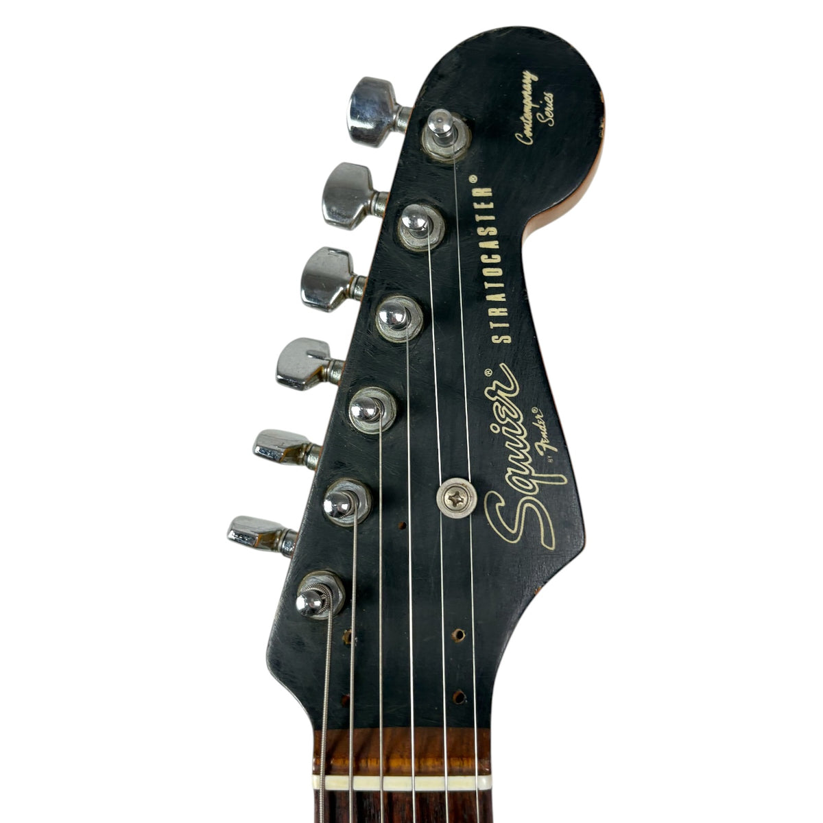 Squier by Fender Japan JV ST-502 Contemporary Stratocaster 1983 - Sort