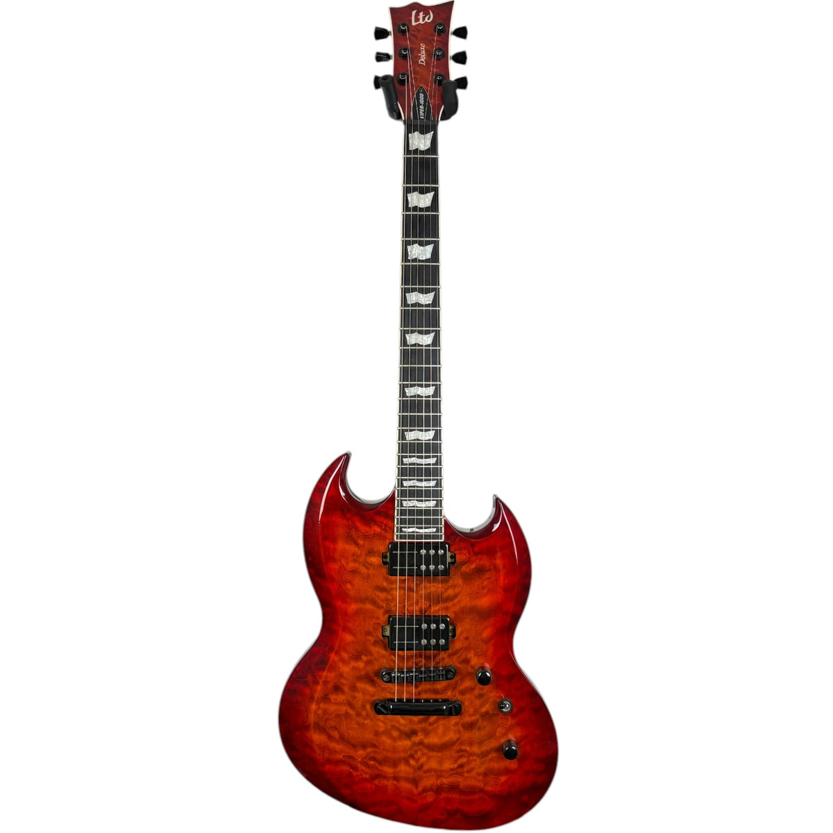 ESP LTD Deluxe Viper-1000 2019 - 虎眼太阳渐变拼花枫木