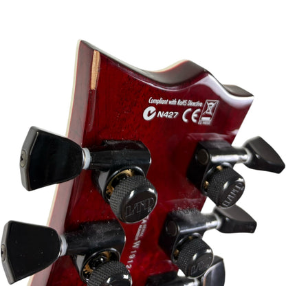 ESP LTD Deluxe Viper-1000 2019 - 虎眼太阳渐变拼花枫木