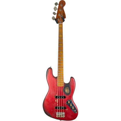 Fender USA Jazz Bass 1976 - Kırmızı Yeniden Boyanmış