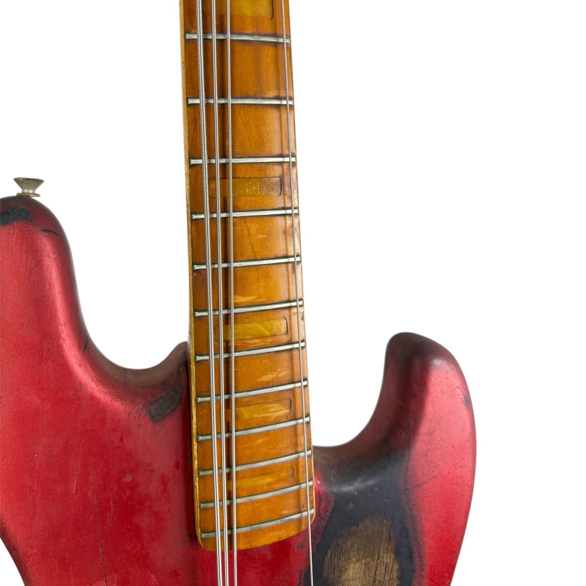 Fender USA Jazz Bass 1976 - Kırmızı Yeniden Boyanmış