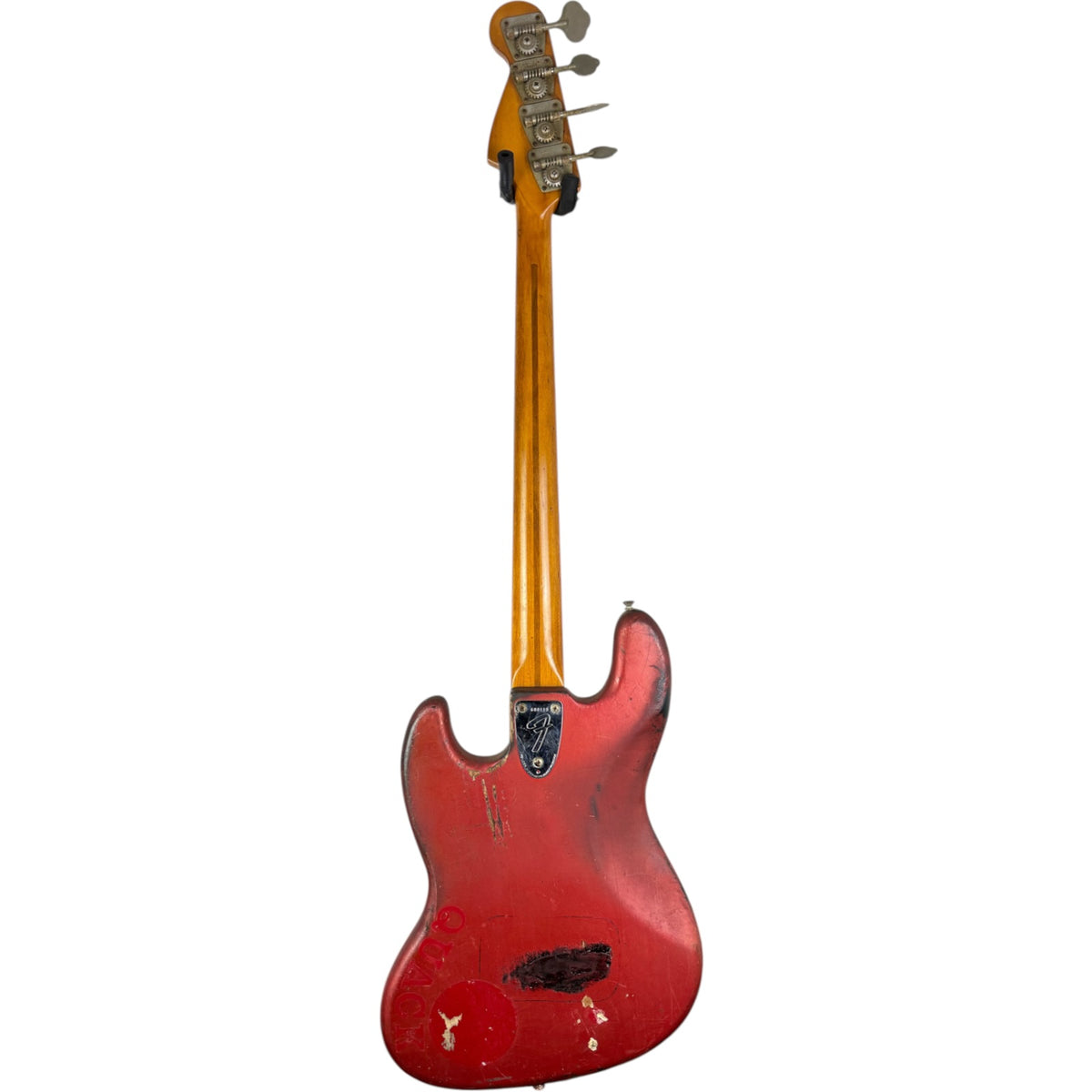 Fender USA Jazz Bass 1976 - Kırmızı Yeniden Boyanmış