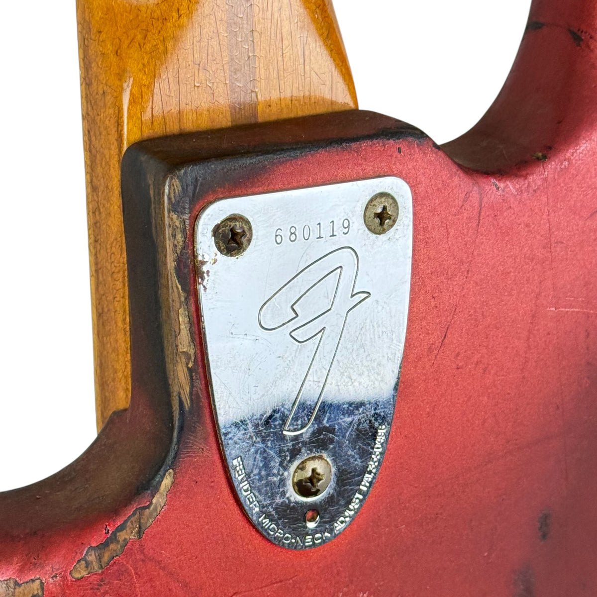 Fender USA Jazz Bass 1976 - Kırmızı Yeniden Boyanmış