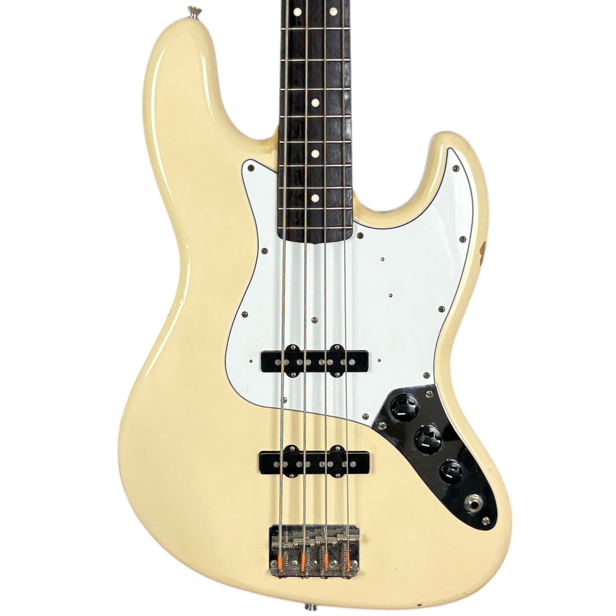 Fender Japan JB-STD Jazz Bass 2007-2010 - 复古白