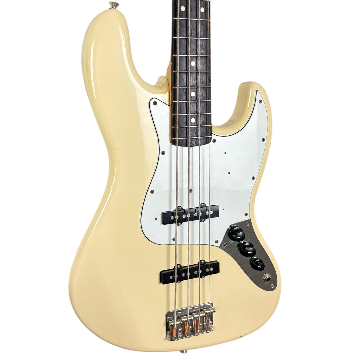 Fender Japan JB-STD Jazz Bass 2007-2010 - 复古白