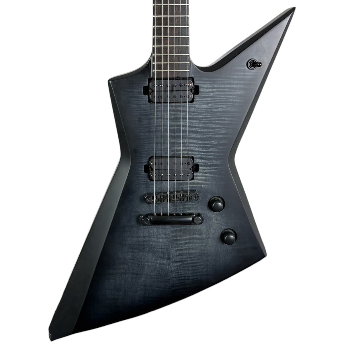Solar E2.6FBB Baritone 2023 - matowe wykończenie Flame Black Burst