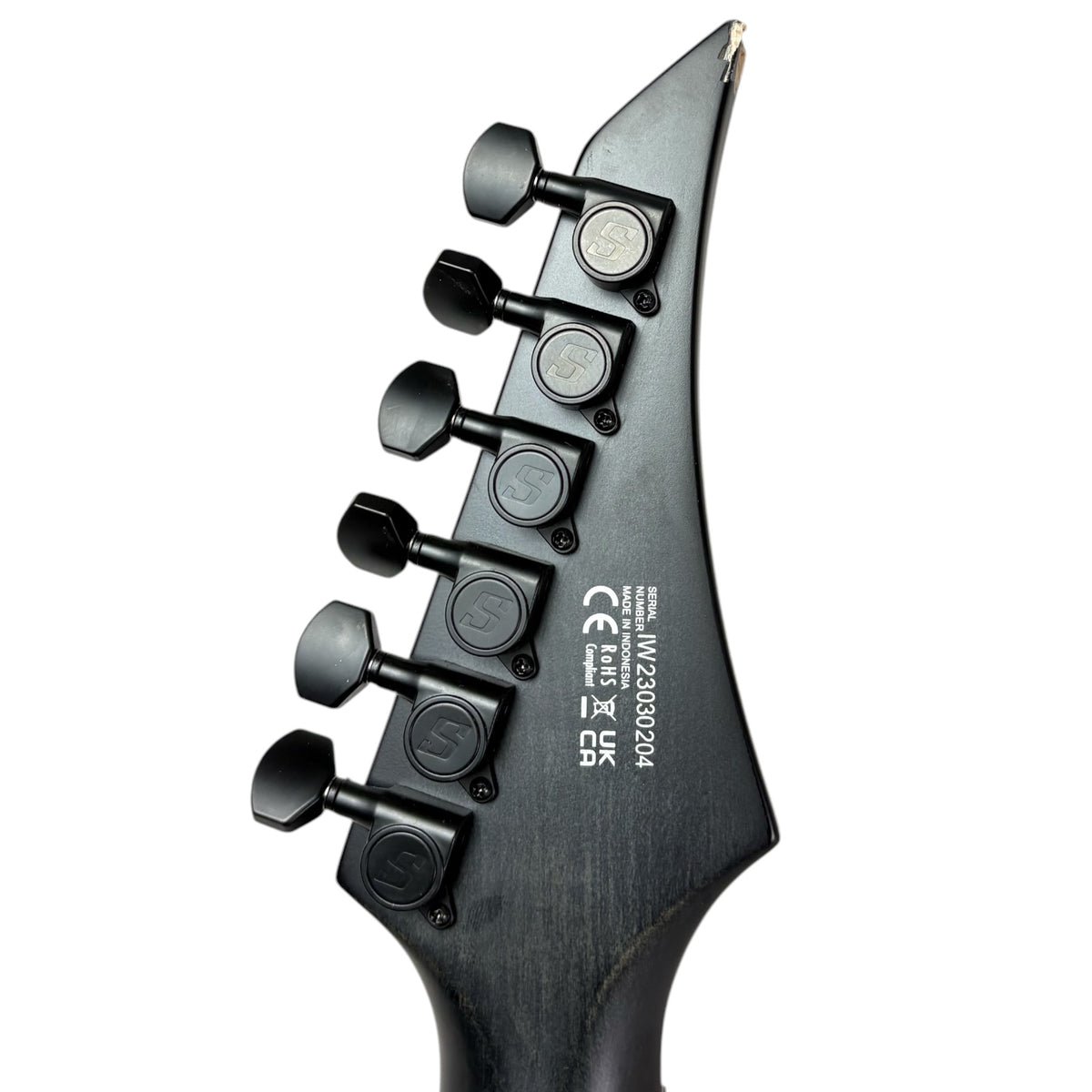 Solar E2.6FBB Baritone 2023 - matowe wykończenie Flame Black Burst