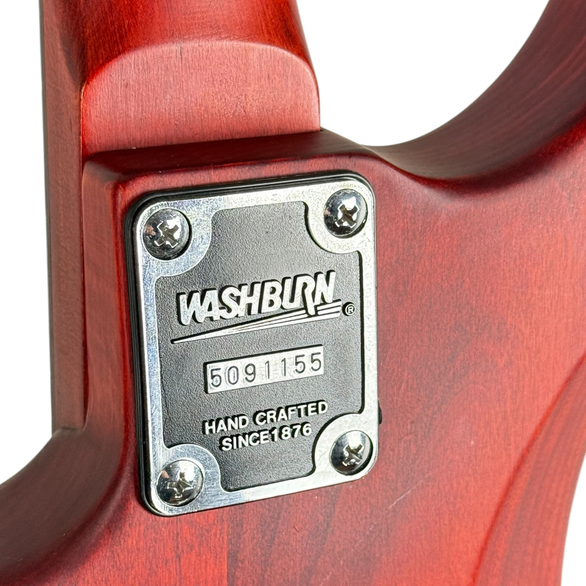 Modelo de assinatura Washburn Nuno Bettencourt 1995 - Vermelho transparente