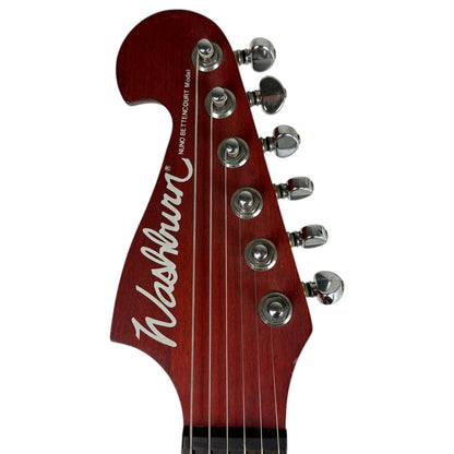 Modelo de assinatura Washburn Nuno Bettencourt 1995 - Vermelho transparente