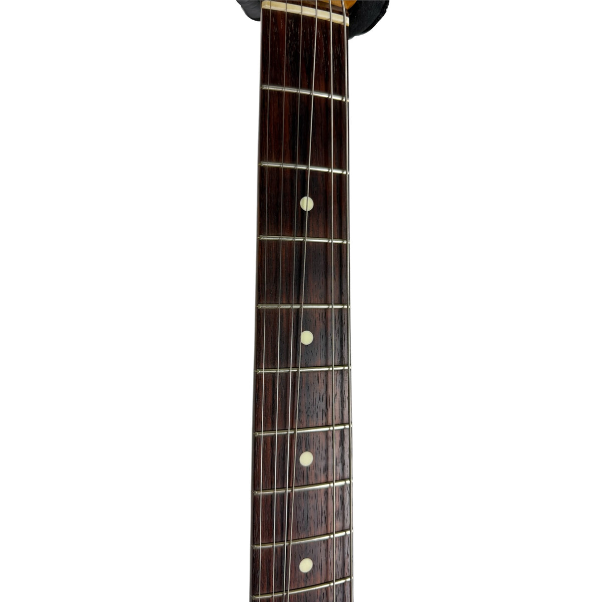 Japońska leworęczna gitara Fender Stratocaster 1997-2000 - sunburst