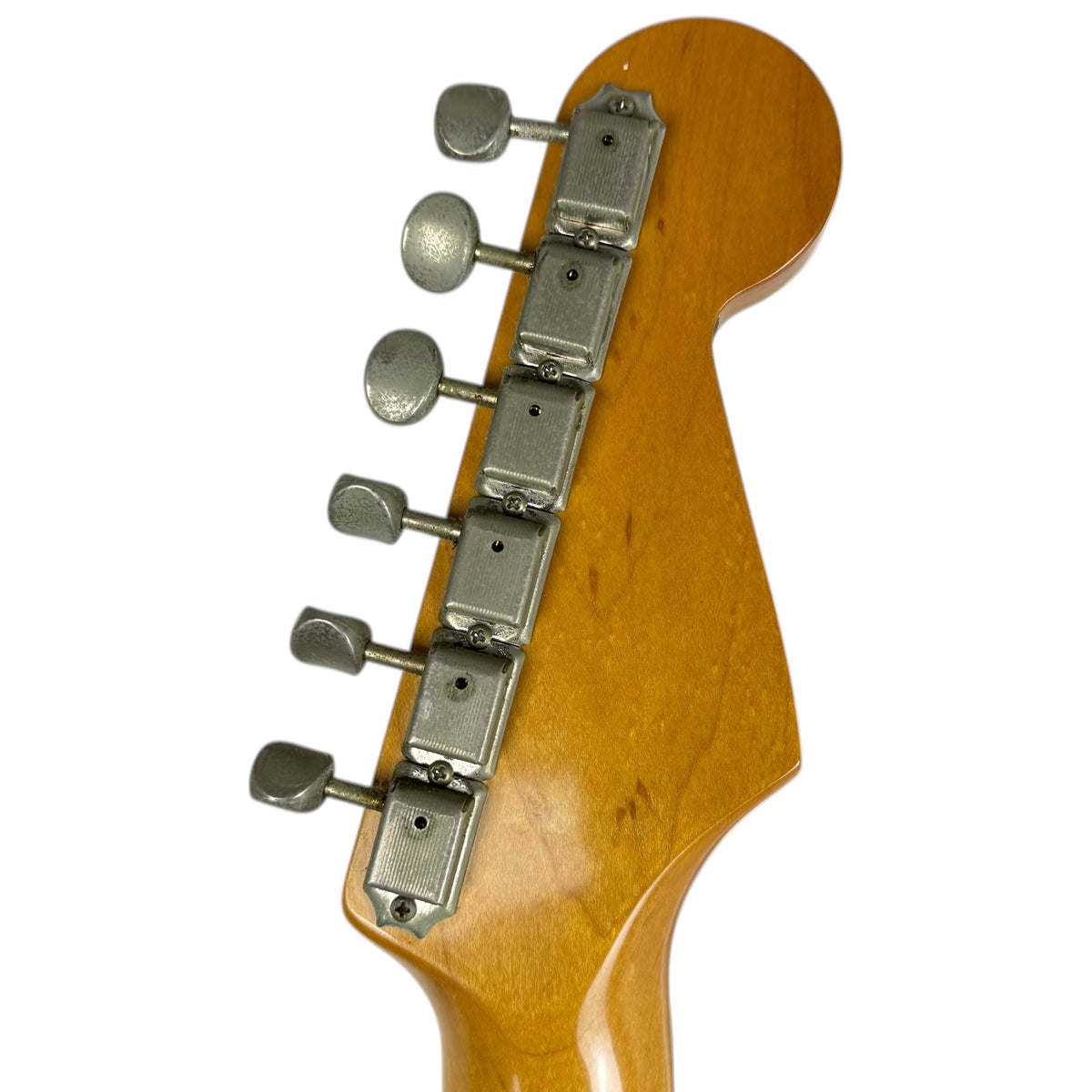 Japońska leworęczna gitara Fender Stratocaster 1997-2000 - sunburst