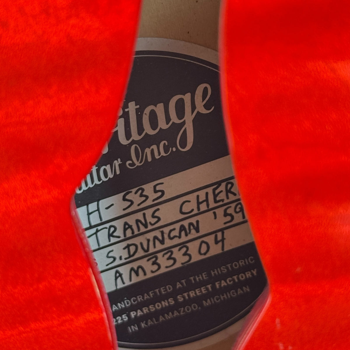 The Heritage H-535 2018-2020 - Trans Cherry