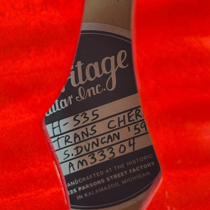 The Heritage H-535 2018-2020 - Trans Cherry