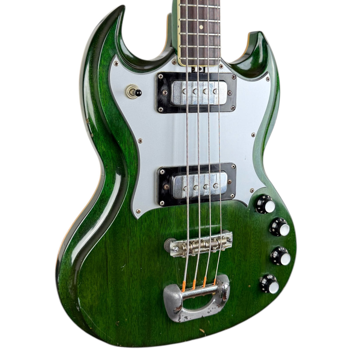 EKO Indy Bass 1972 - průhledná zelená