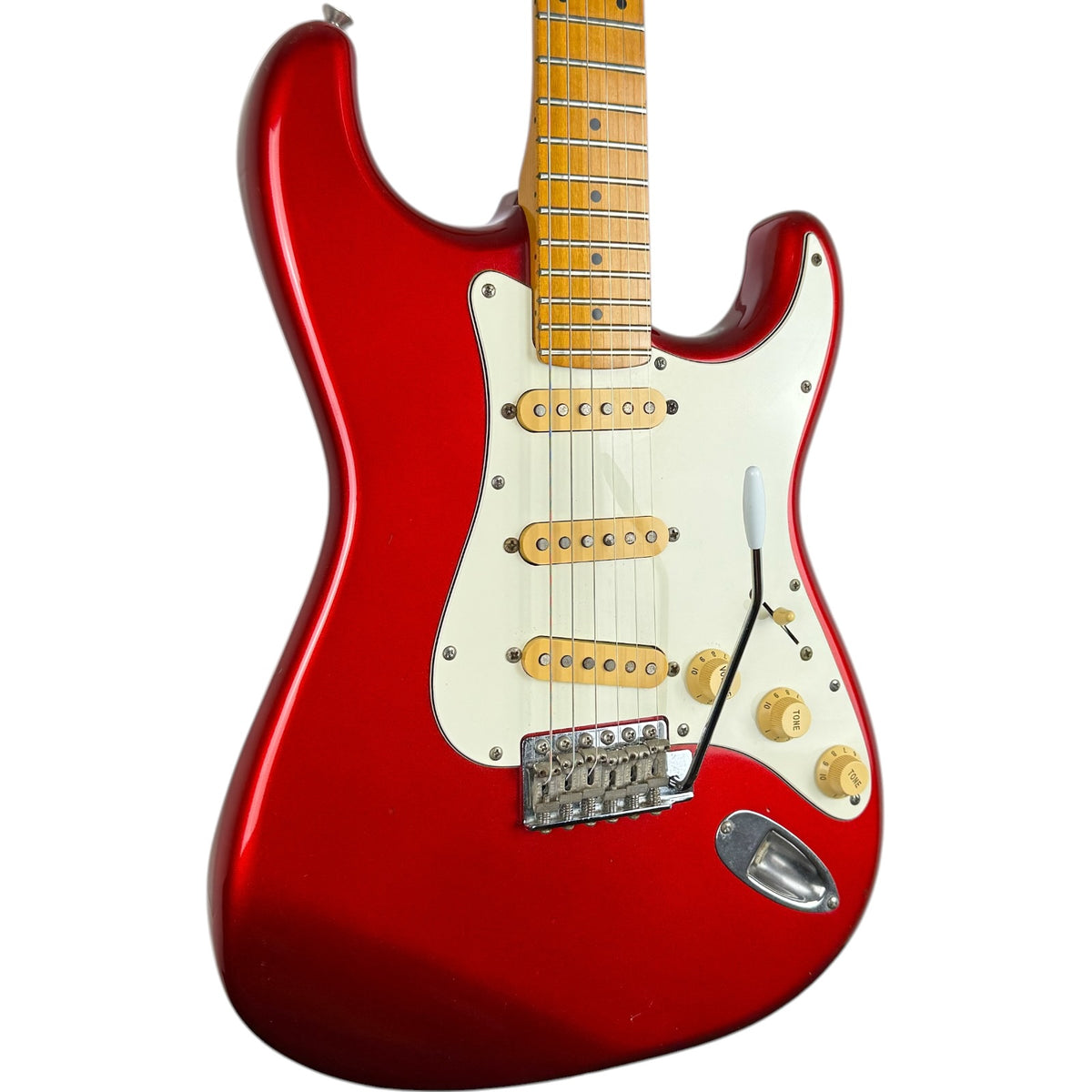 Fender Japan Stratocaster 1984-1987 - rojo manzana acaramelada