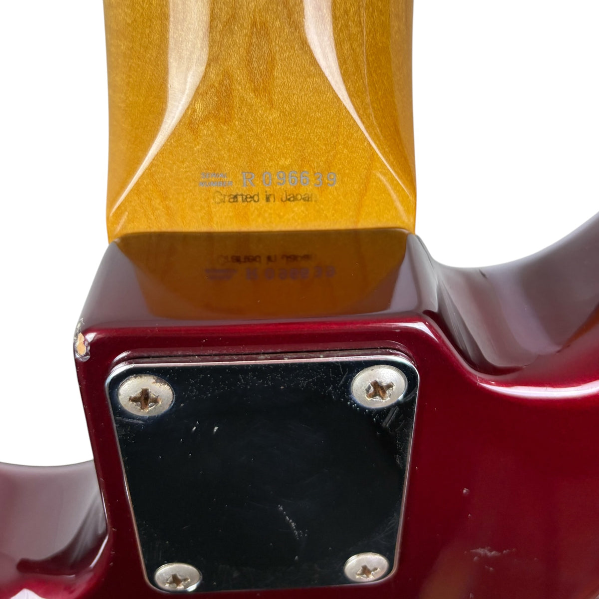 Fender Japão 62 Reissue Jazz Bass 2004-2005 - Vermelho Maçã do Amor Antigo