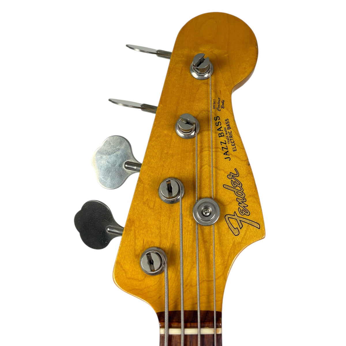 Fender Japão 62 Reissue Jazz Bass 2004-2005 - Vermelho Maçã do Amor Antigo
