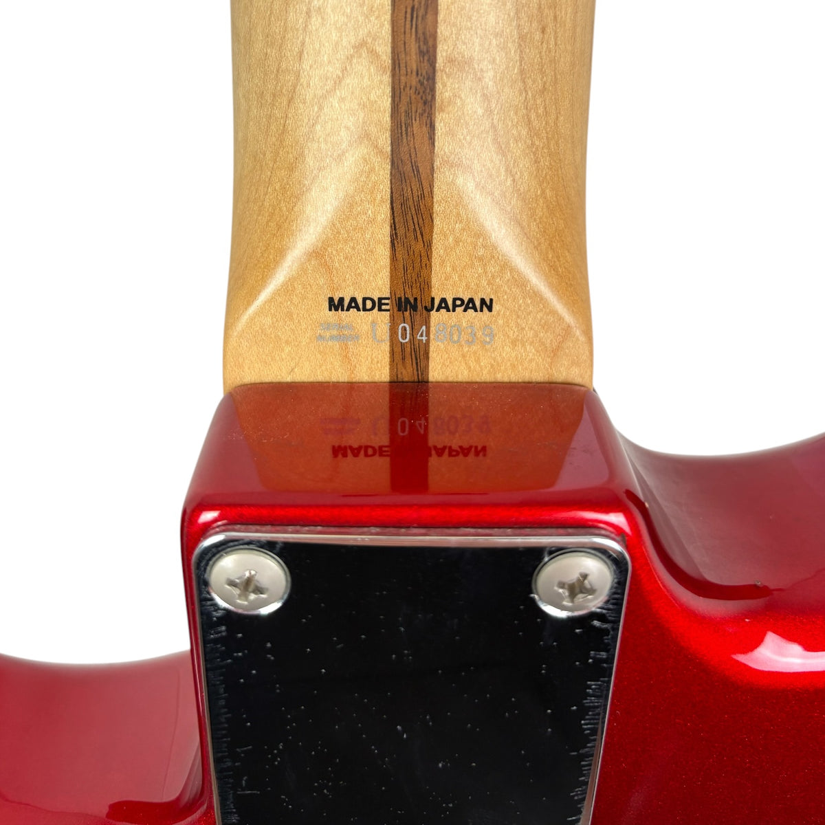Fender Japão ST-STD Stratocaster 1995-1996 - Vermelho Maçã do Amor