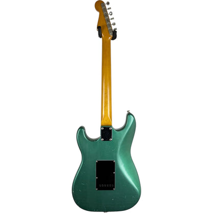 Fender MJT 62 újrakiadású Stratocaster - Sherwood Green - relicelt
