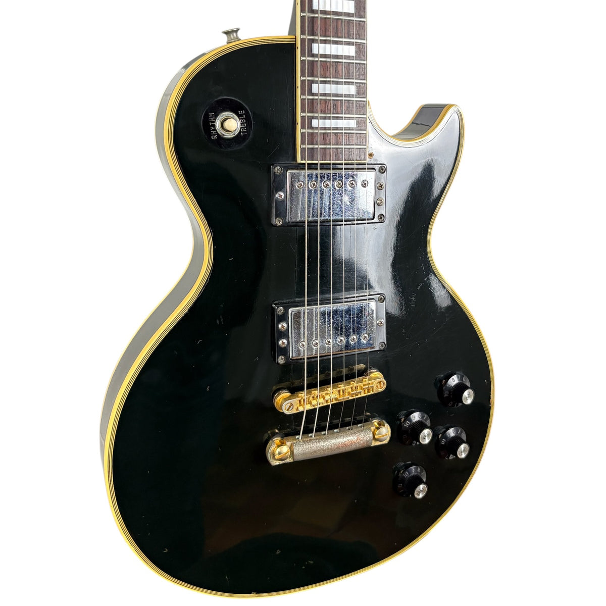 Greco EG380B Les Paul Custom 70. léta - ebenová