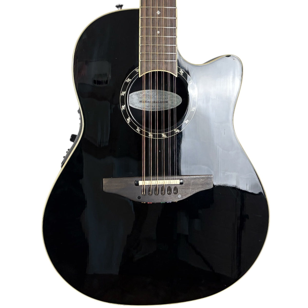 Ovation 2751AX 12-String Standard Balladeer - Black