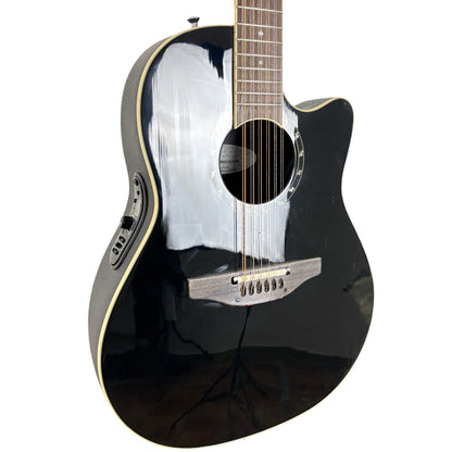 Ovation 2751AX 12-String Standard Balladeer - Black