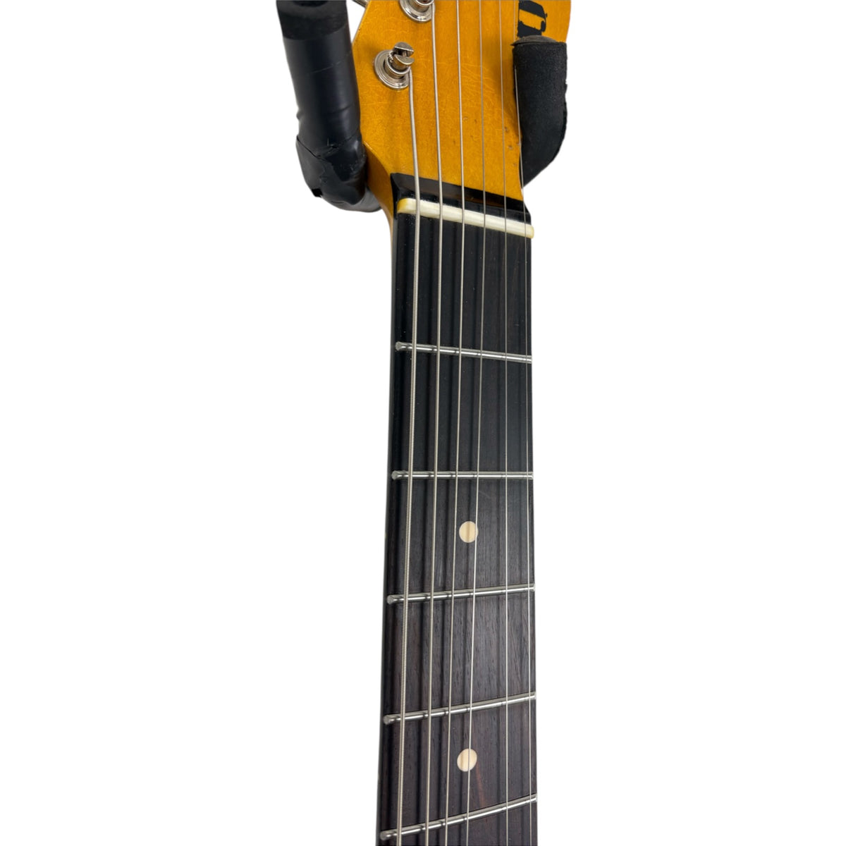 MJT VTS от Mark Jenny Heavy Relic USA Stratocaster 2026 2026 - Оранжево с ефект на обгаряне