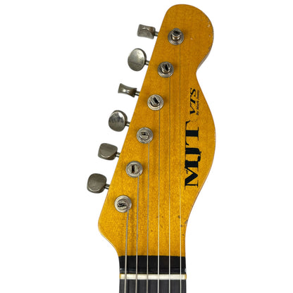 MJT VTS от Mark Jenny Heavy Relic USA Stratocaster 2026 2026 - Оранжево с ефект на обгаряне
