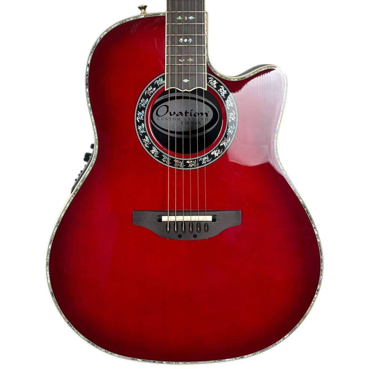Ovation C2079AX Custom Legend - třešňový burst