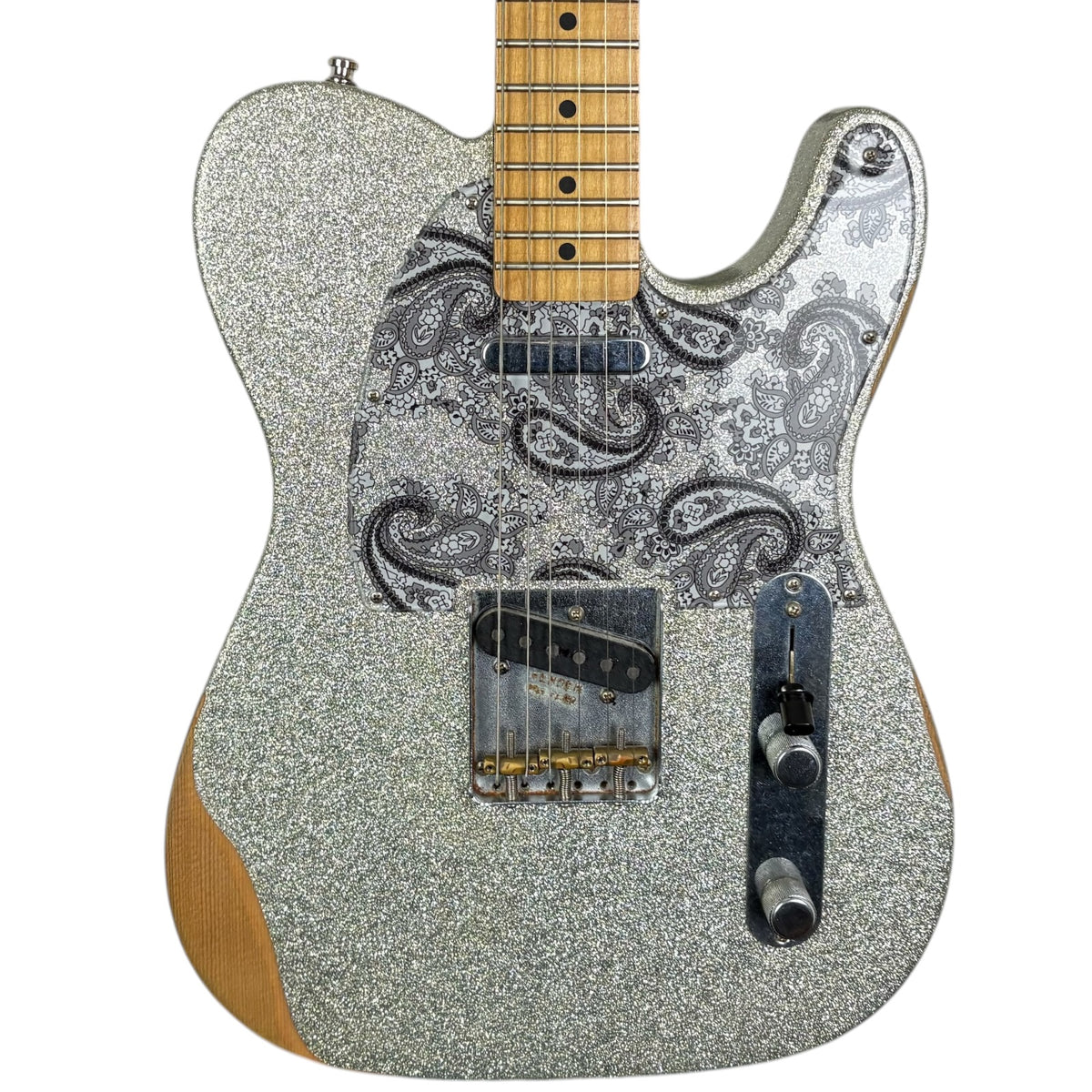 Fender Brad Paisley Road Worn Telecaster 2021 - Silver Sparkle