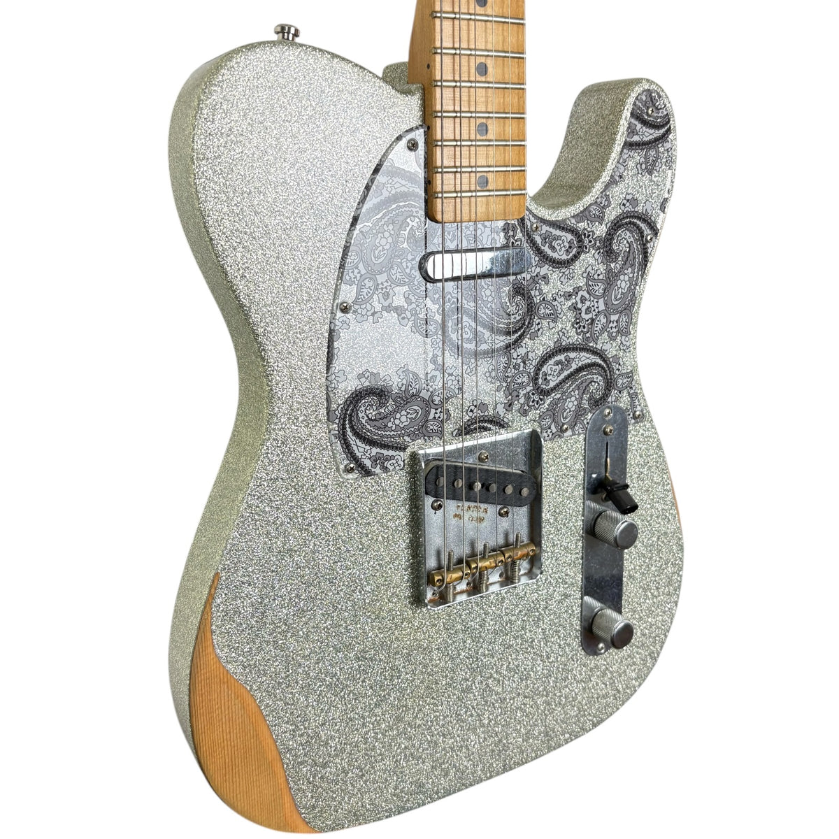 Fender Brad Paisley Road Worn Telecaster 2021 - Silver Sparkle