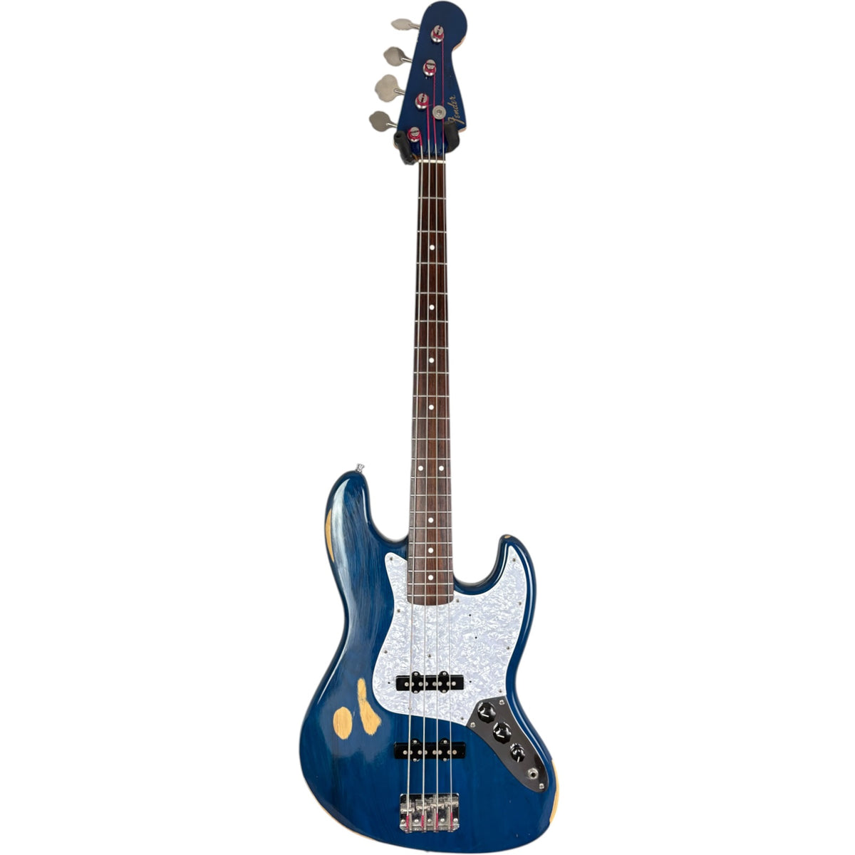 Fender Japan 62 Reissue Jazz Bass - áttetsző kék - hozzá illő fej