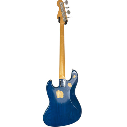 Fender Japan 62 Reissue Jazz Bass - áttetsző kék - hozzá illő fej