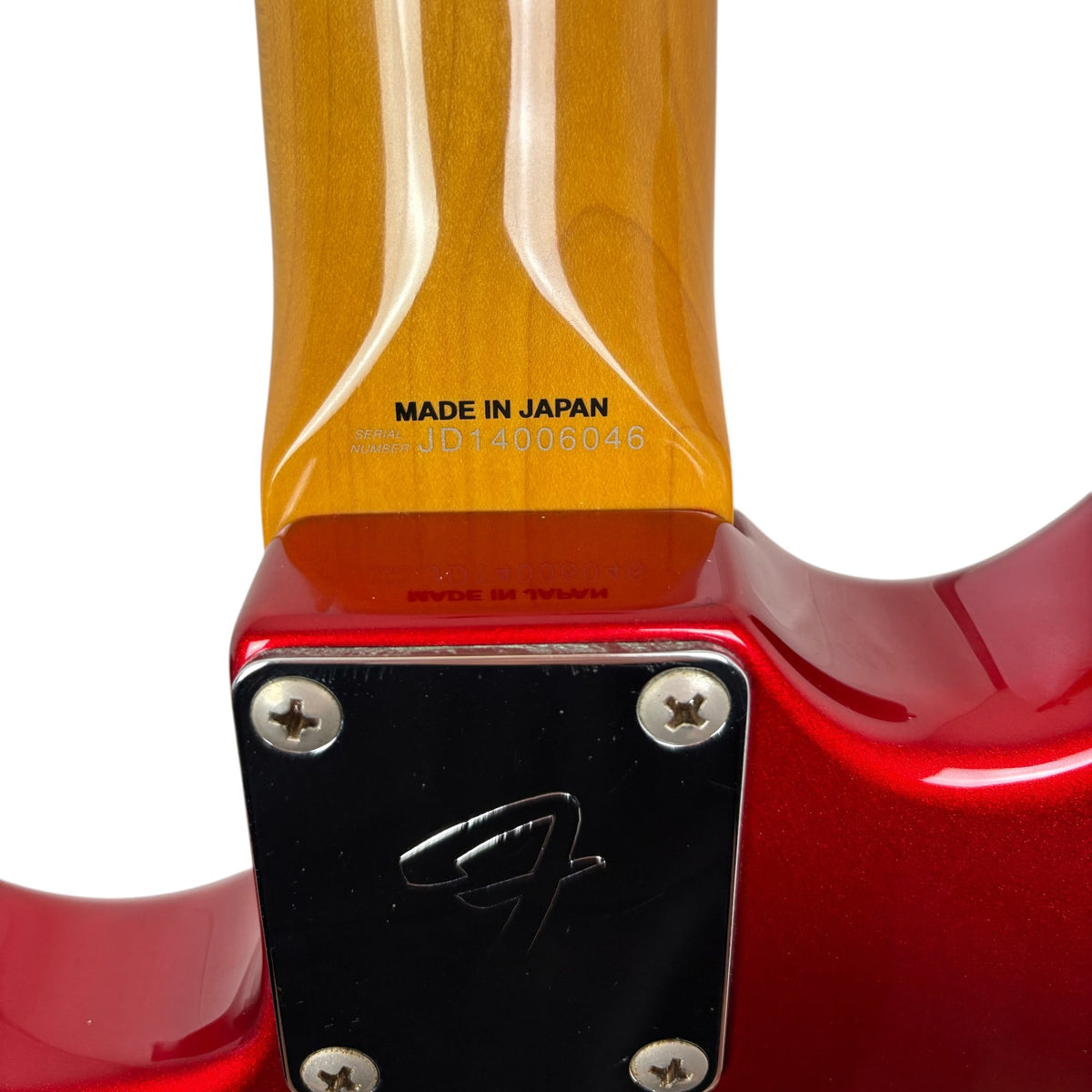 Fender Japan 69 Reissue Mustang 2014 - Candy Apple Red - hozzá illő fej