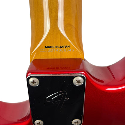 Fender Japan 69 Reissue Mustang 2014 - Candy Apple Red - hozzá illő fej