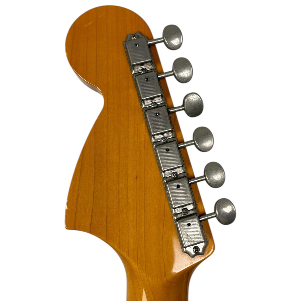 Fender Japan 69 Reissue Mustang 2014 - Candy Apple Red - hozzá illő fej