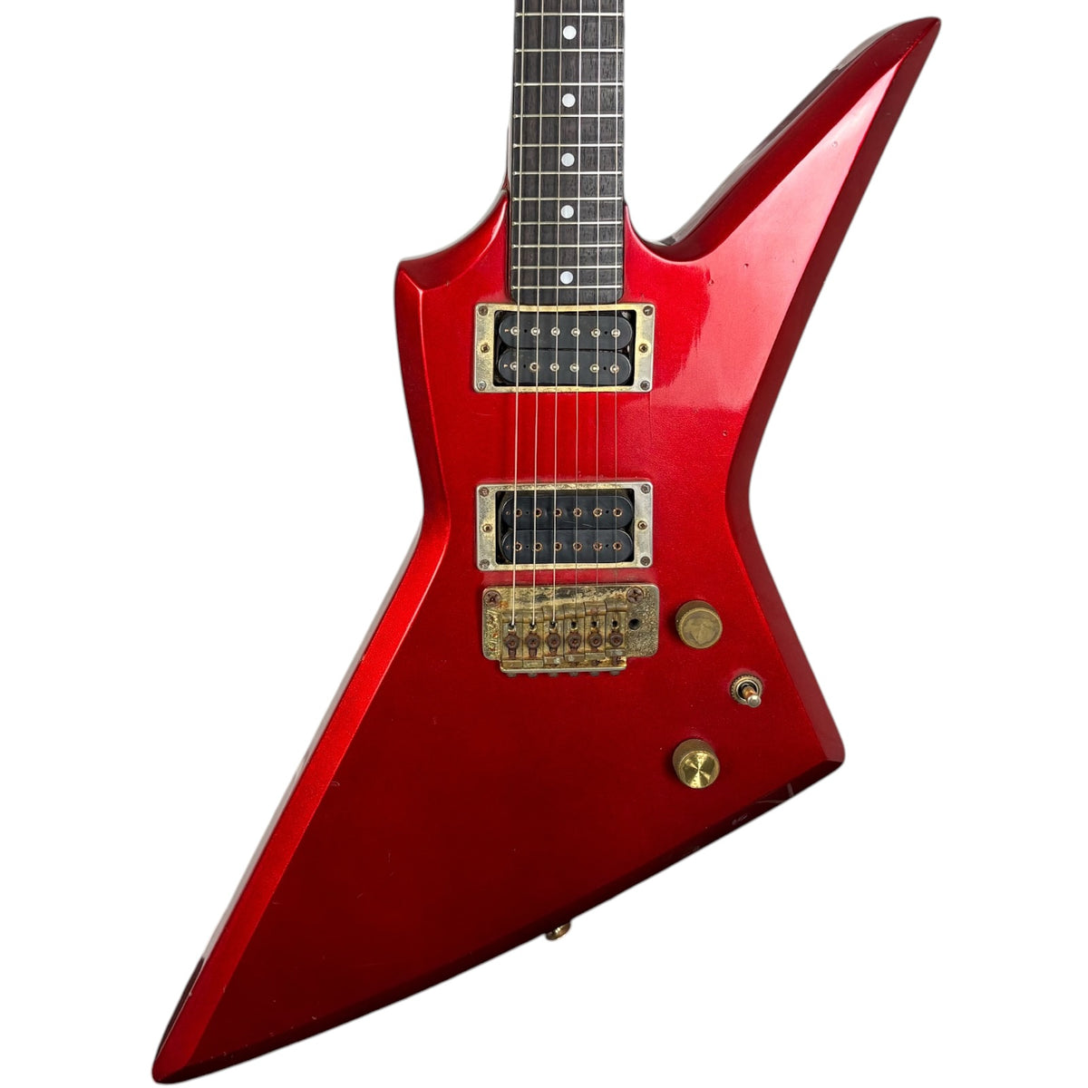 Aria Pro II Japan ZZ Custom Explorer 1983 - Vermelho metálico