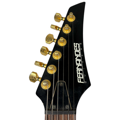 Fernandes Japan FGZ-420 Superstrat 1997-2003 - Vermelho Transparente com Topo Acolchoado