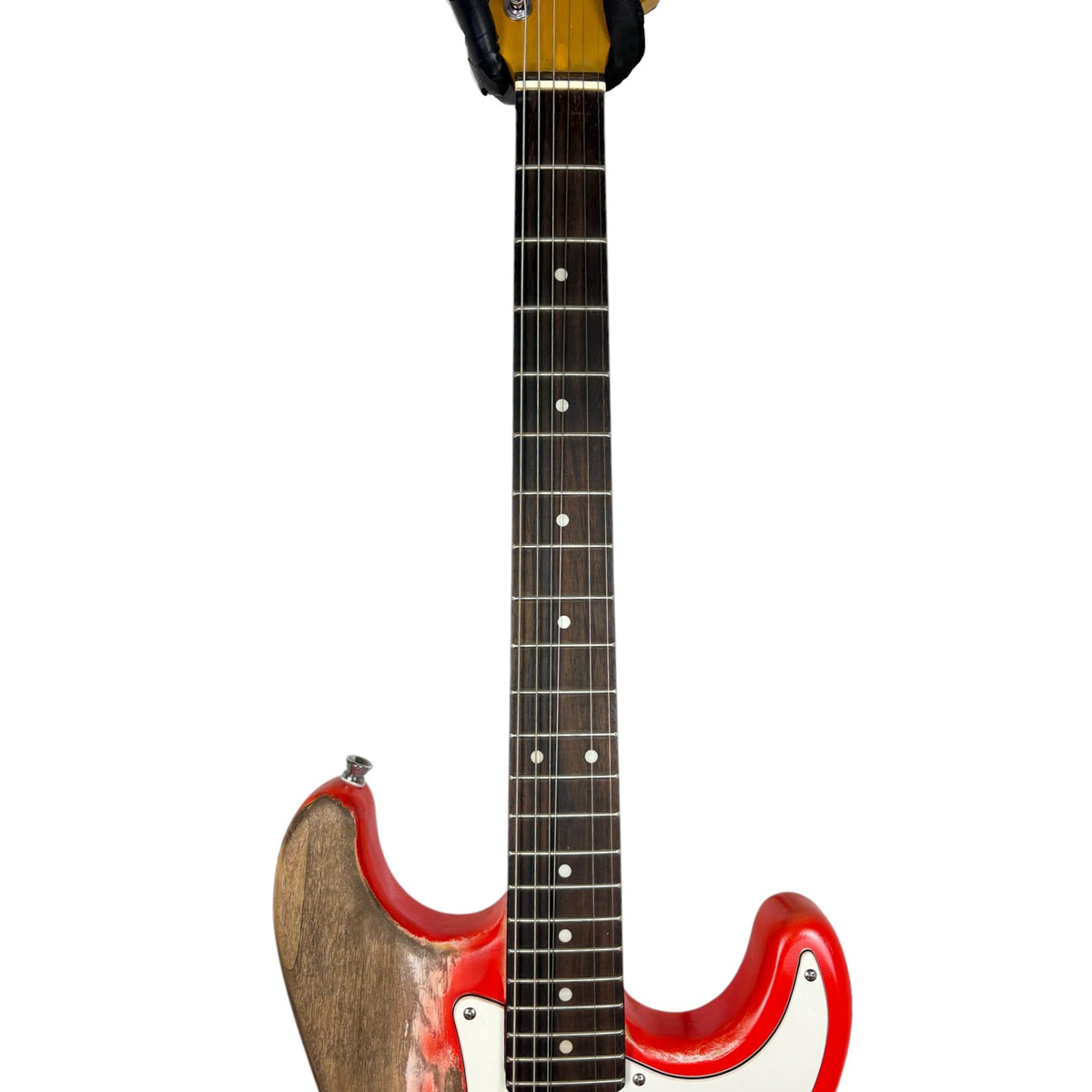Raskaasti kulunut Relic Stratocaster - Fiesta-punainen