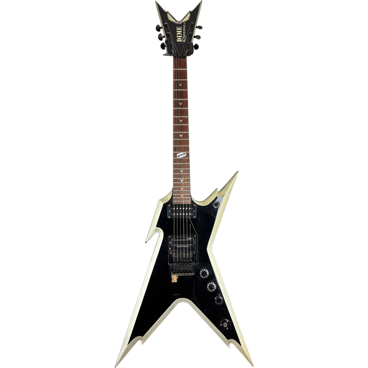Dean Dimebag Darrell Signature Razorback 2006 - Black Silver