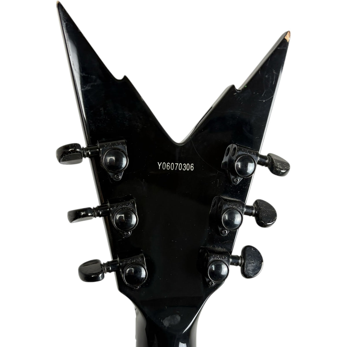 Dean Dimebag Darrell Signature Razorback 2006 - Black Silver