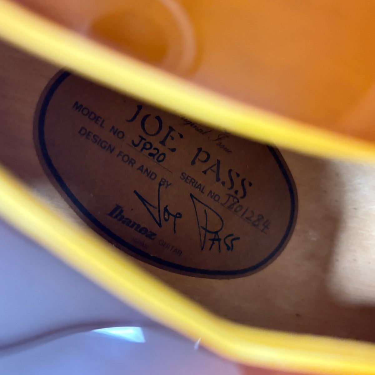 Ibanez JP20 Joe Pass Signature 1980 - Sunburst