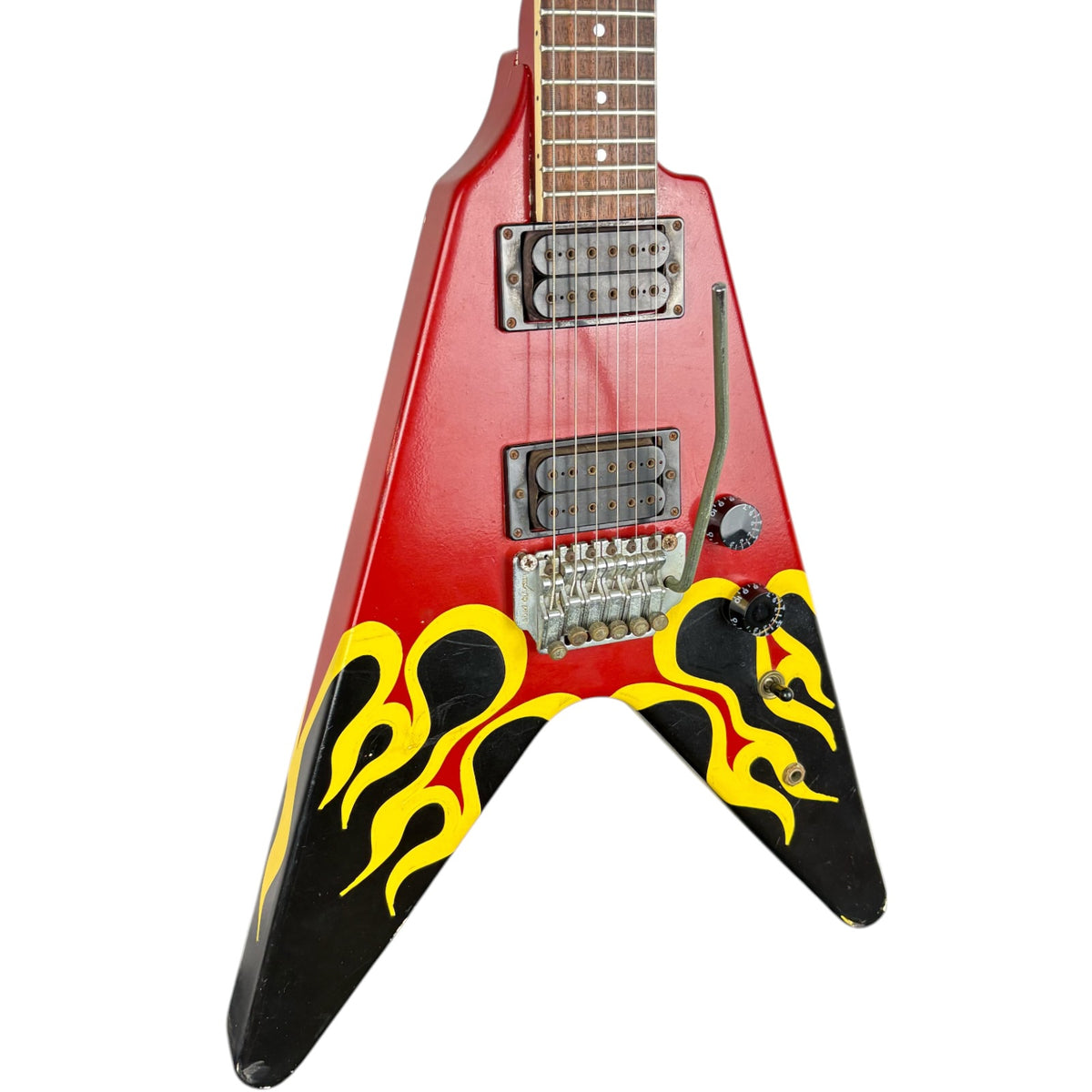 Fernandes Flying V 1984-1986 - Fiamme ridipinte