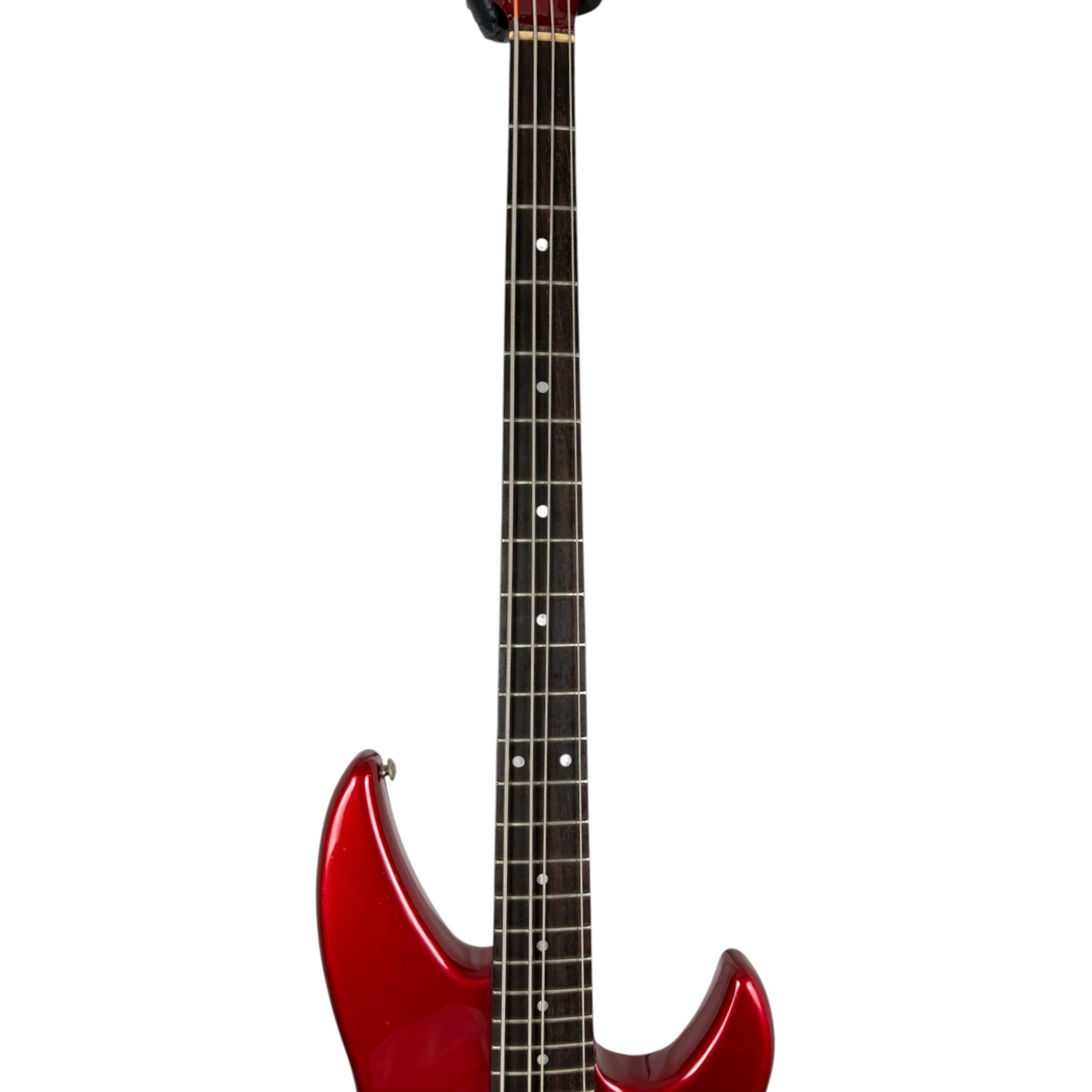 Elektrická baskytara Tokai LBX z roku 1984 – metalická červená